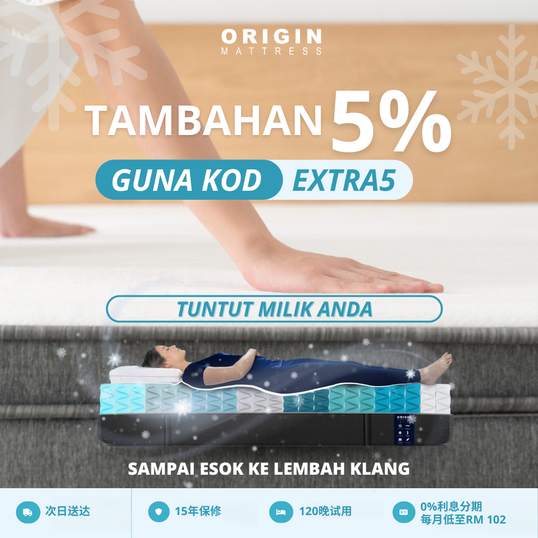 Origin Mattress Malaysia Facebook ad