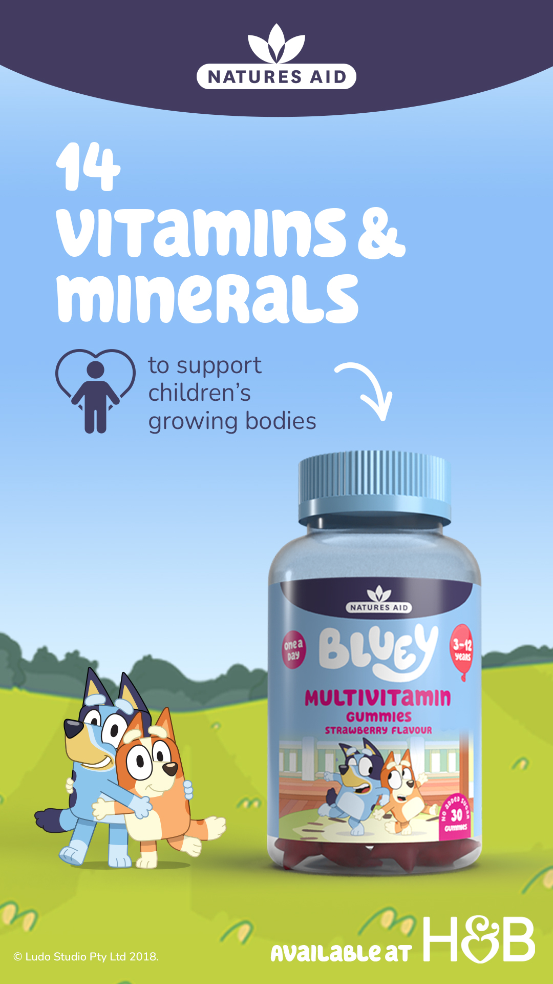 Natures Aid Juniors Facebook ad