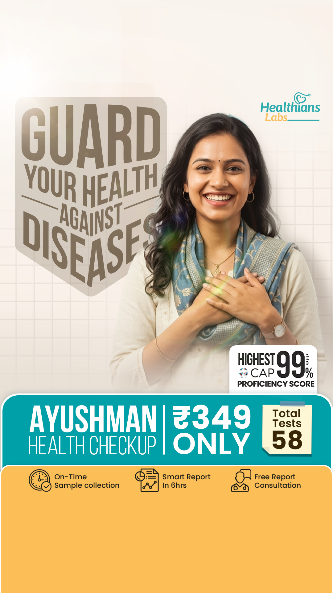 Healthians Facebook ad