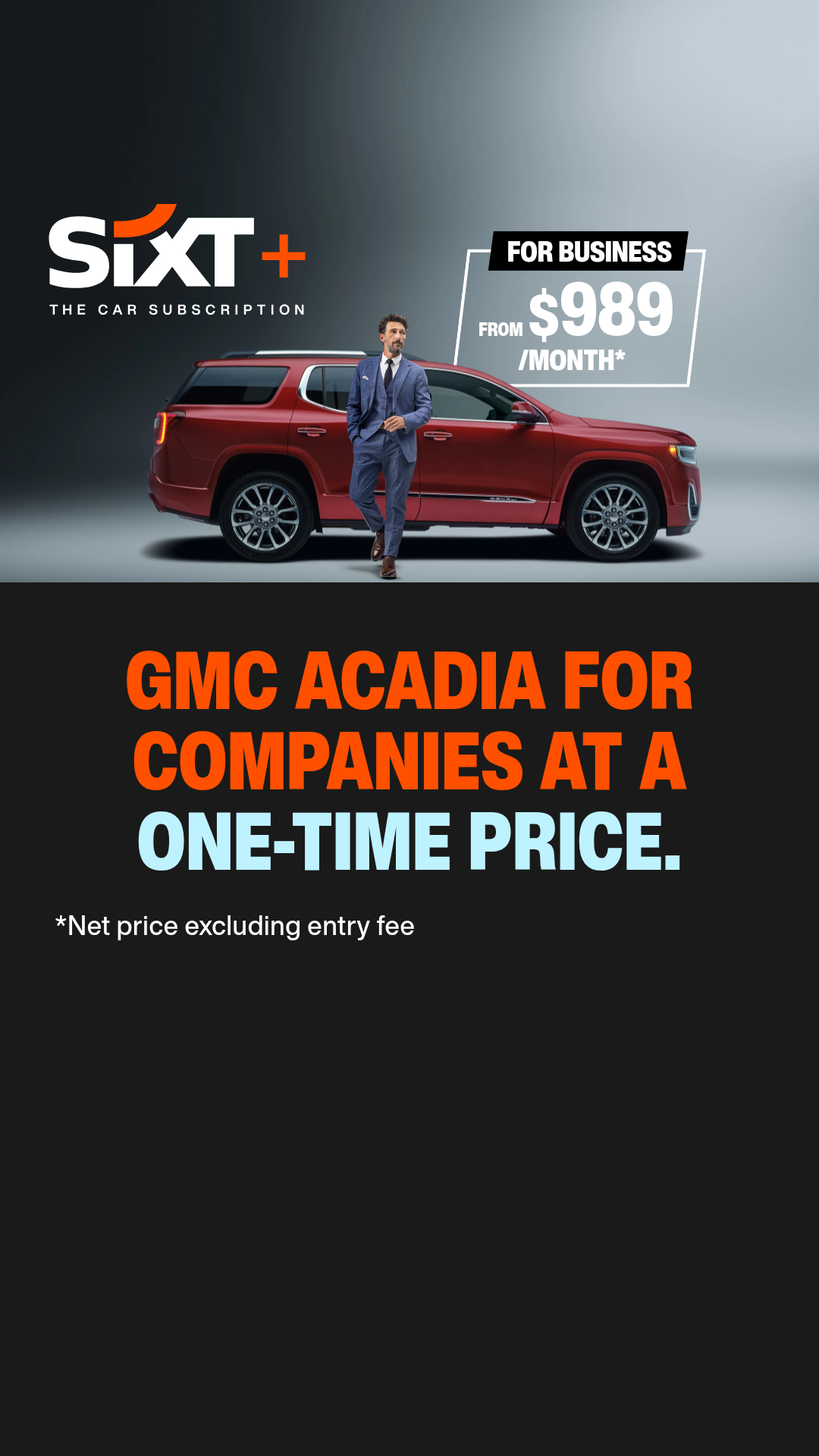 Sixt Facebook ad