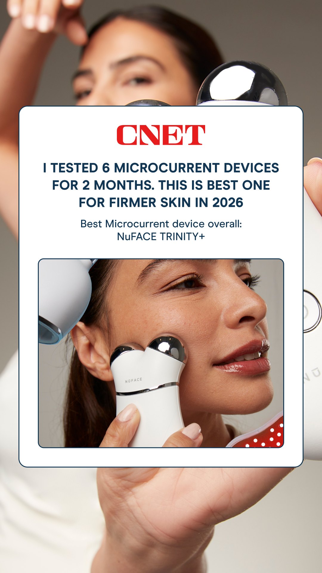 NuFACE Facebook ad