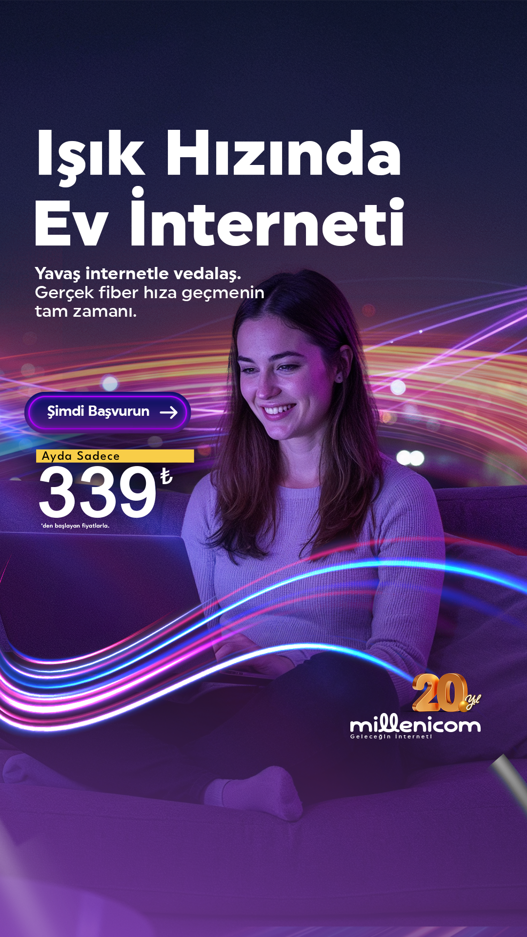 Millenicom Facebook ad