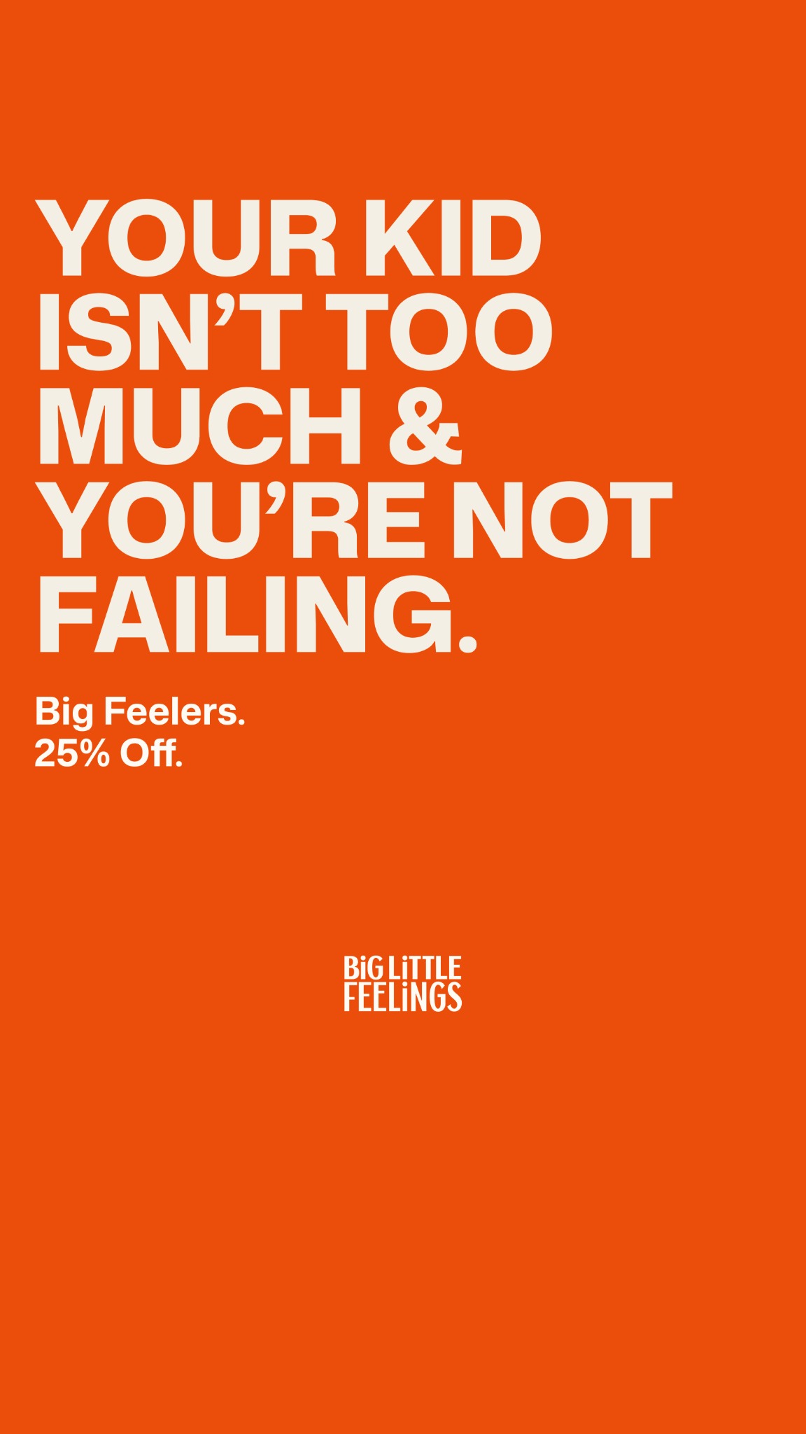 Big Little Feelings Facebook ad