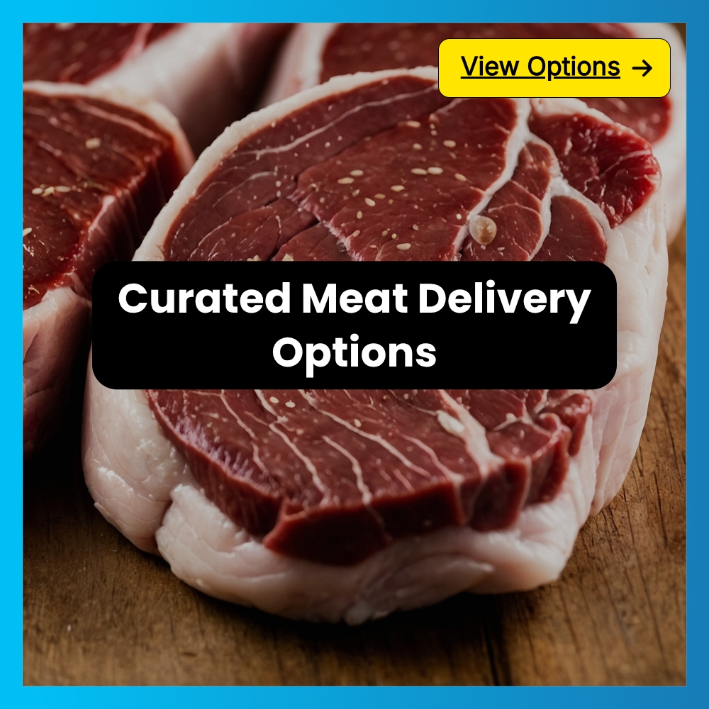 QuickSearches Radiance Facebook ad: Delight In Curated Meat Surprises At Your Door.