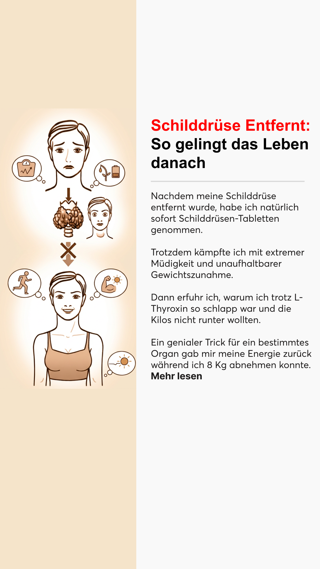 Mission Schilddrüse Facebook ad