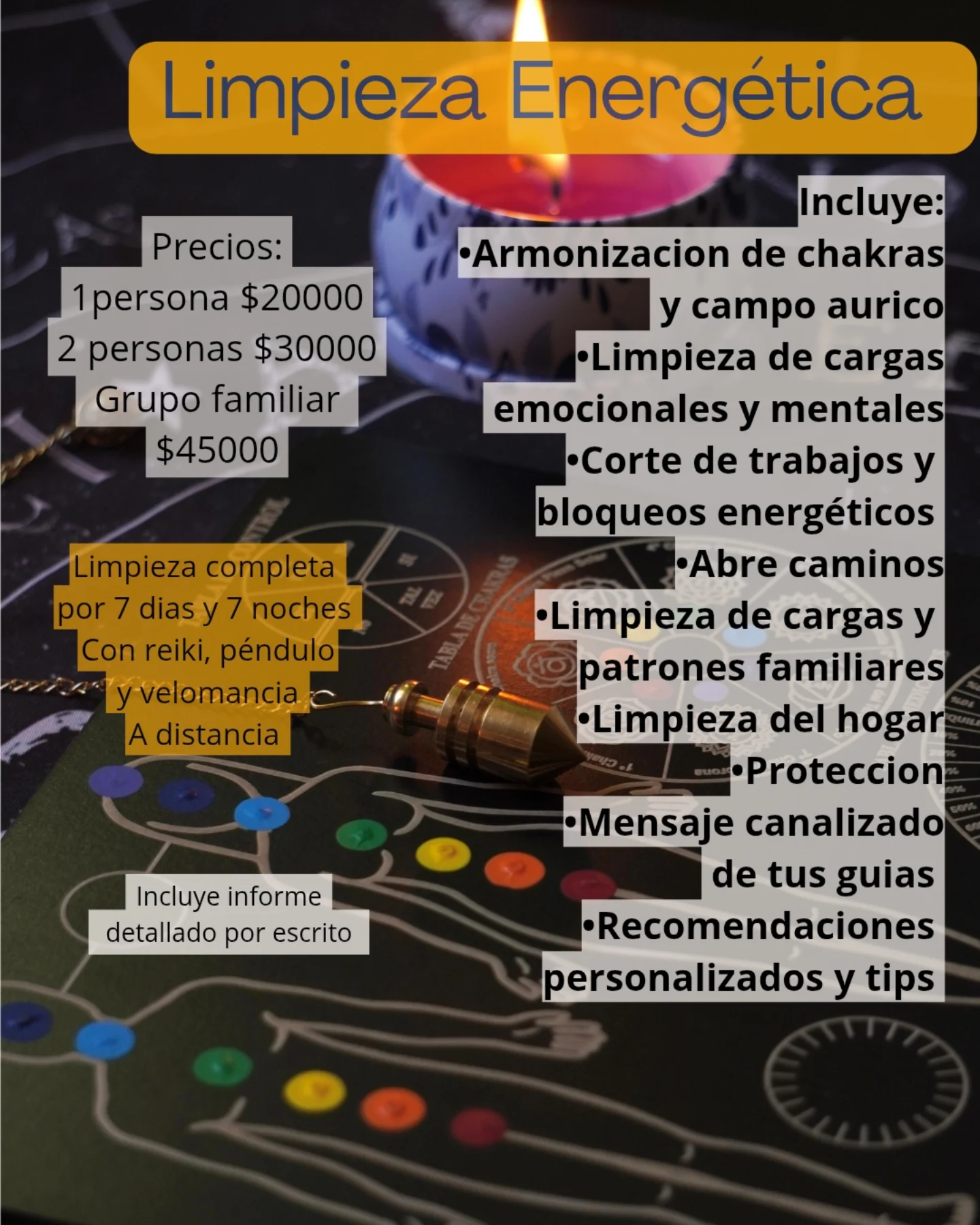 aquelarretarot1 Facebook ad: Promo de limpieza energética completa y sus testimonios