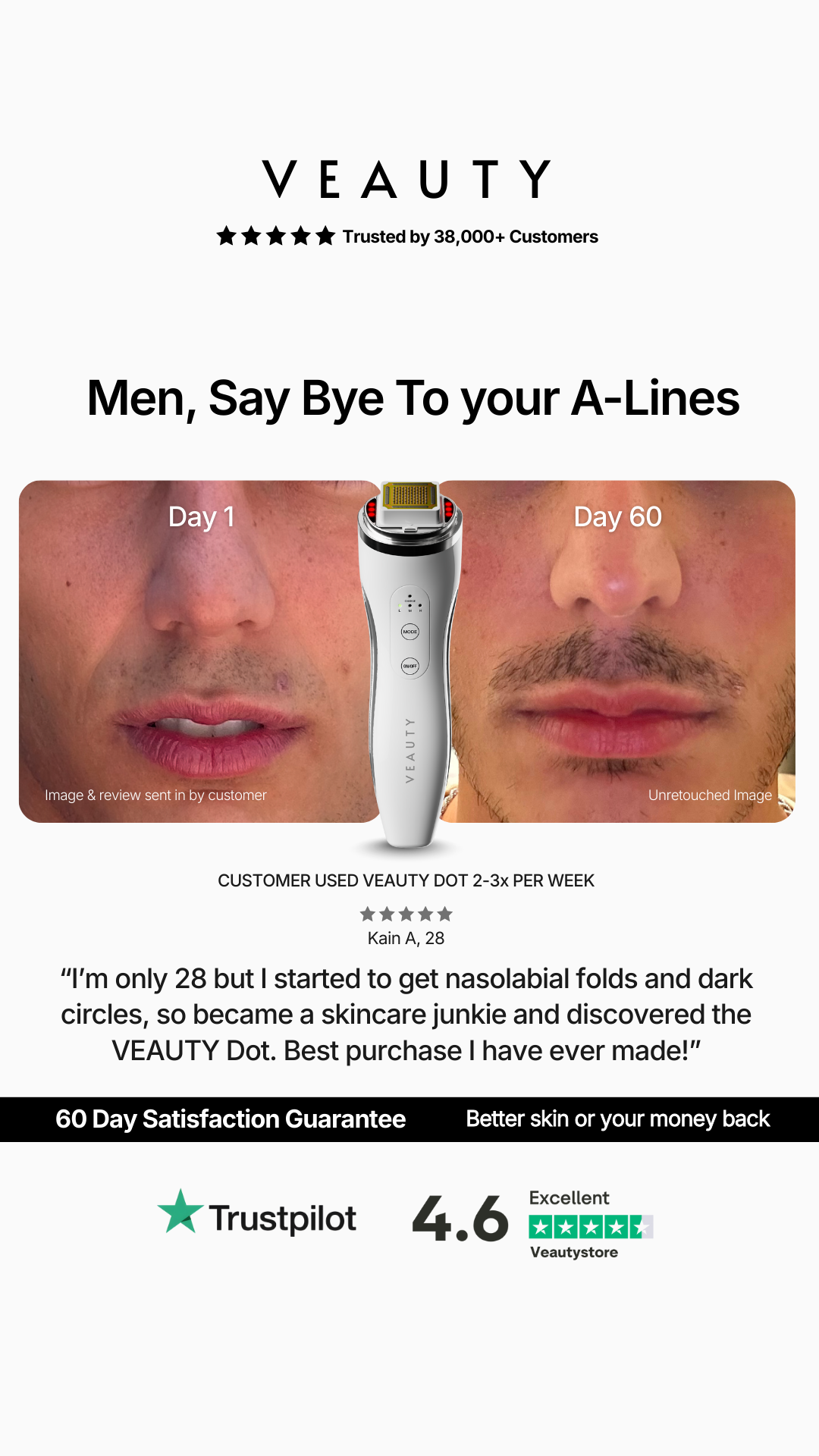 Veauty Facebook ad