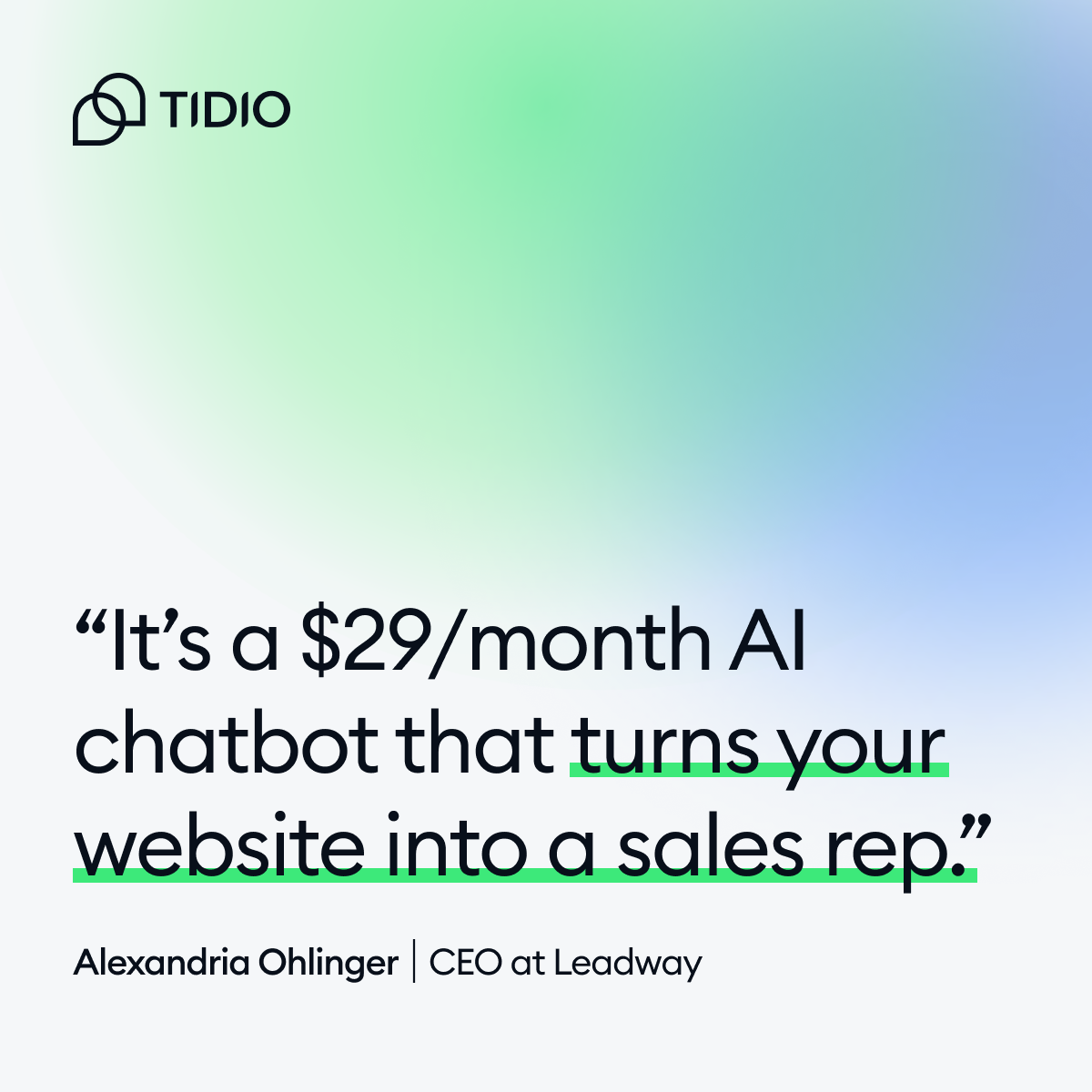 Tidio Facebook ad: Ready to Automate Customer Support-Without Compromise?