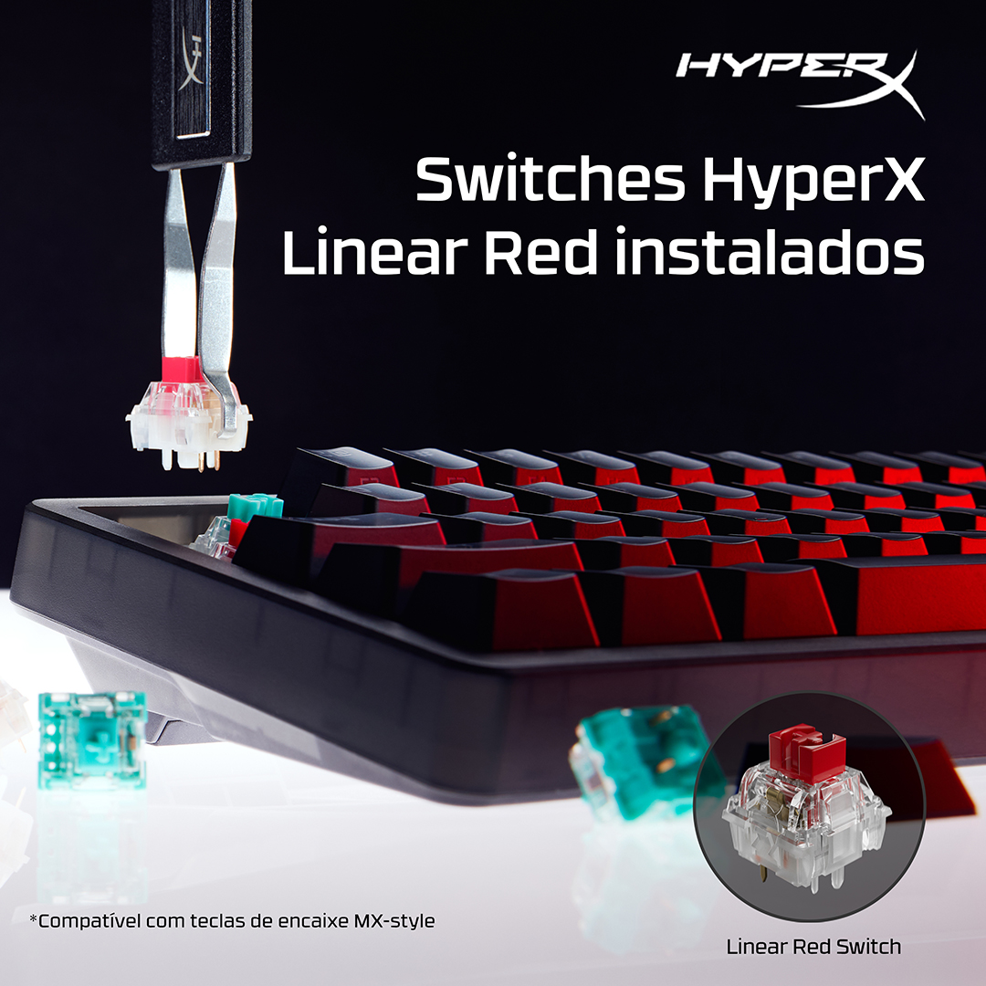 HP Facebook ad: Teclado HyperX Origins 2