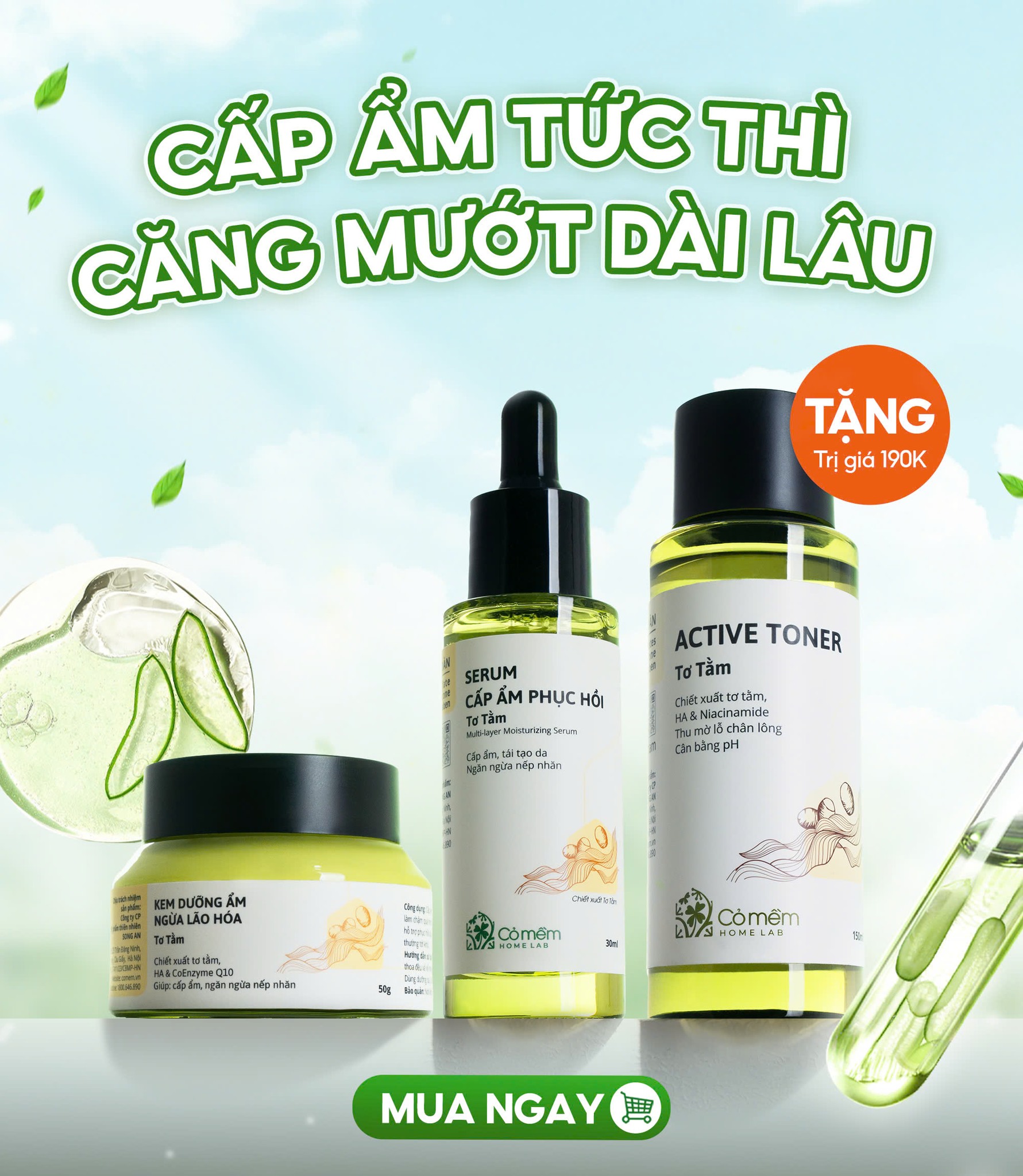 Cỏ Mềm - Thay thế hóa chất độc hại Facebook ad