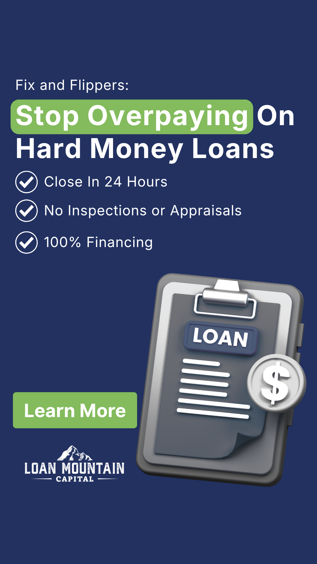 Loan Mountain Capital Facebook ad