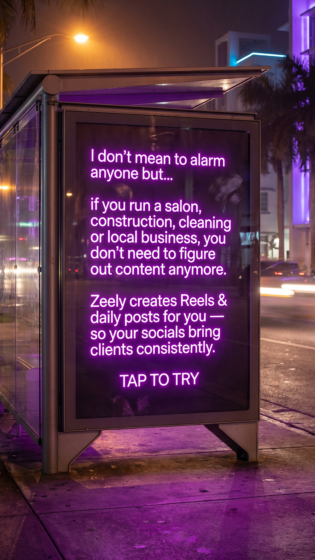 Zeely Facebook ad