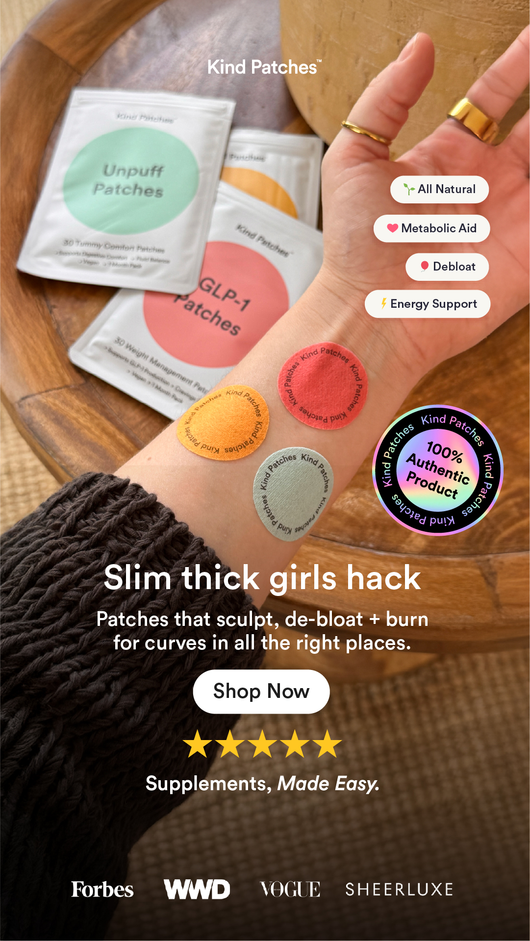 Kind Patches Facebook ad