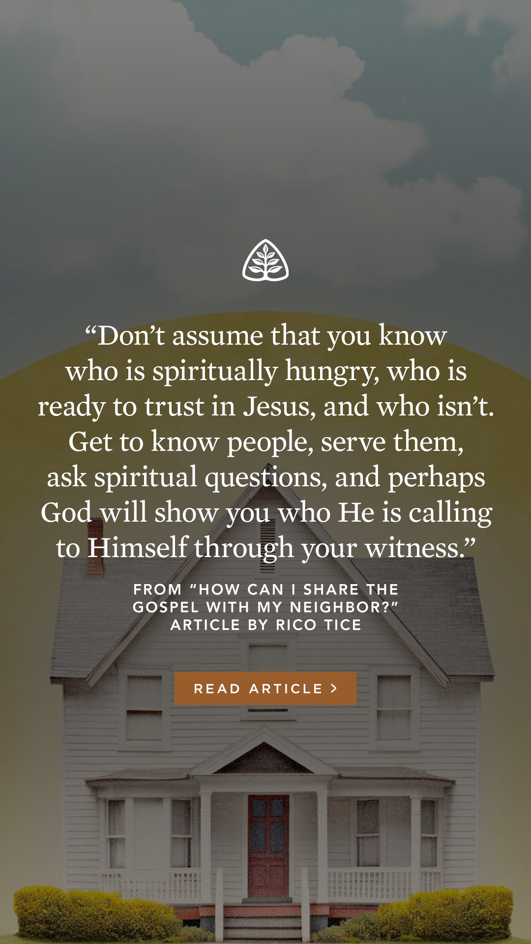 Ligonier Ministries Facebook ad