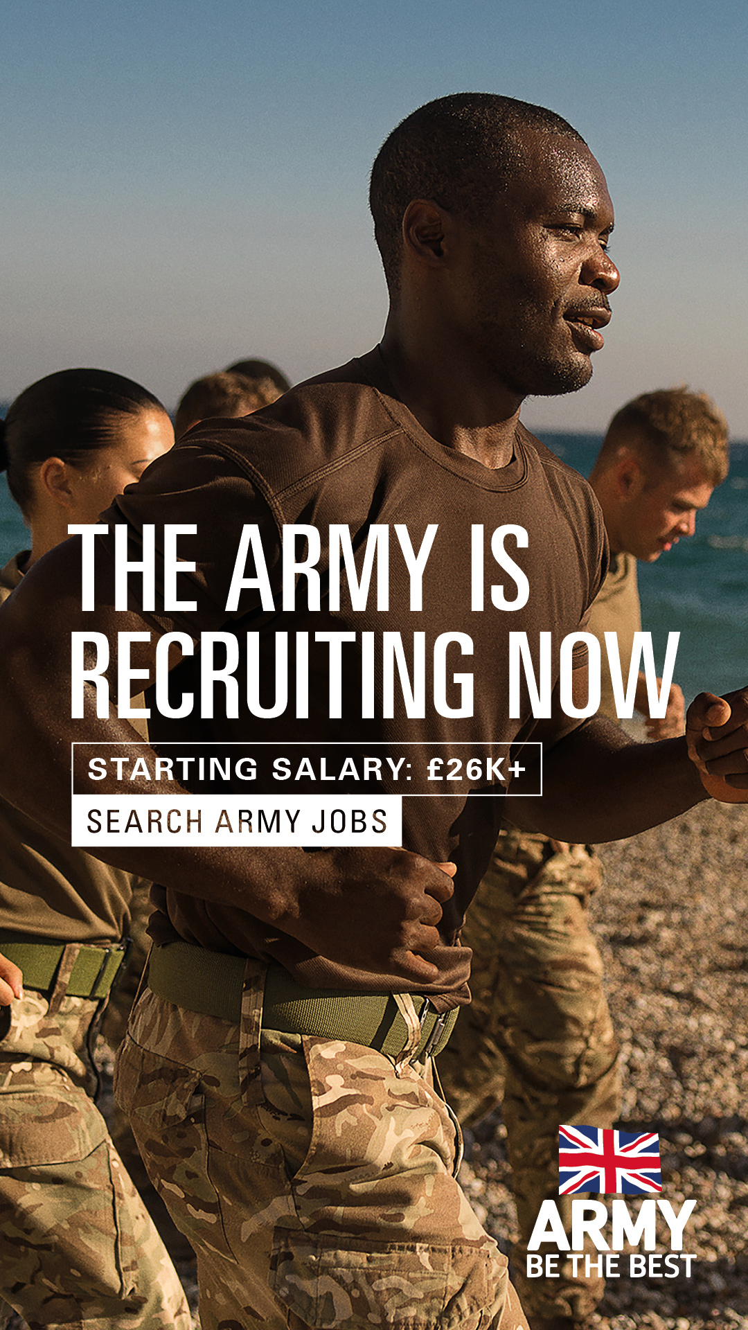 Army Jobs Facebook ad from Apr 7, 2026
