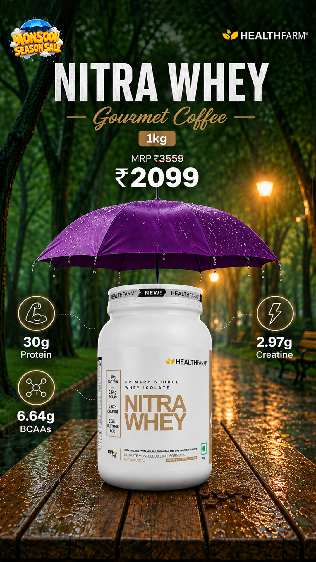 Healthfarm Nutrition Facebook ad