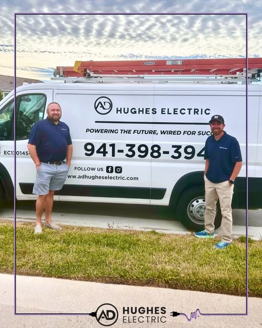 AD Hughes Electric Facebook ad