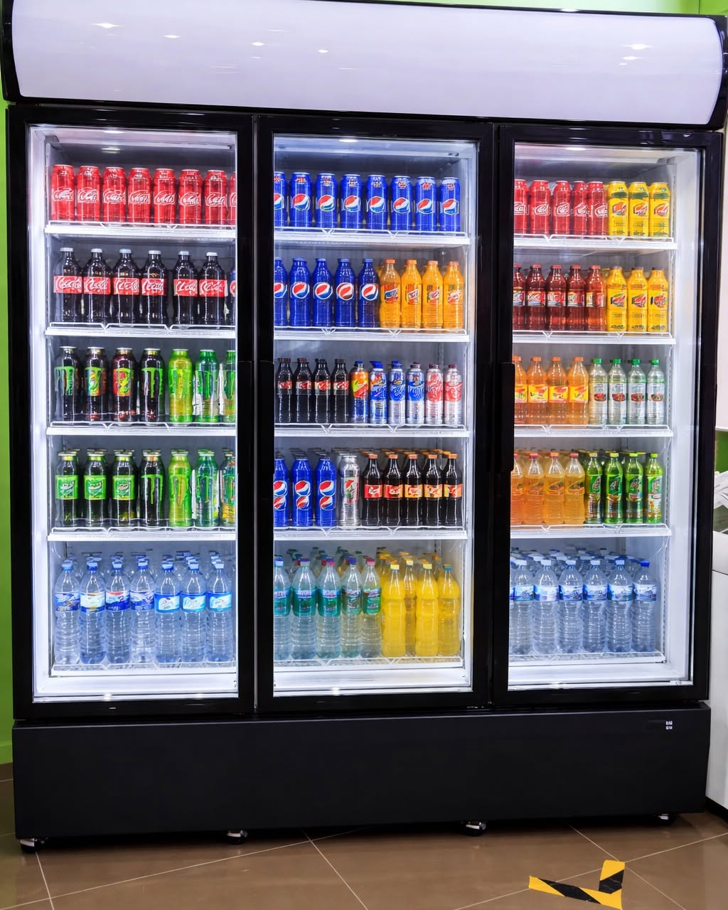 Robert Martin Facebook ad: Brand New 3 Door Commercial Display Fridge, Cafe /…