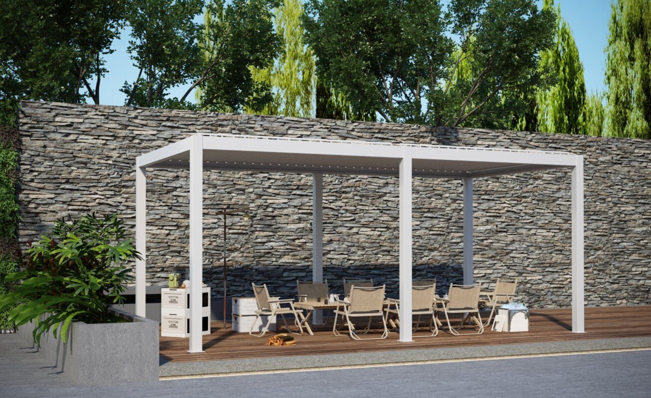 Jason Young Facebook ad: 3x5m Aluminum Louvered Pergola in Perth, Durable…