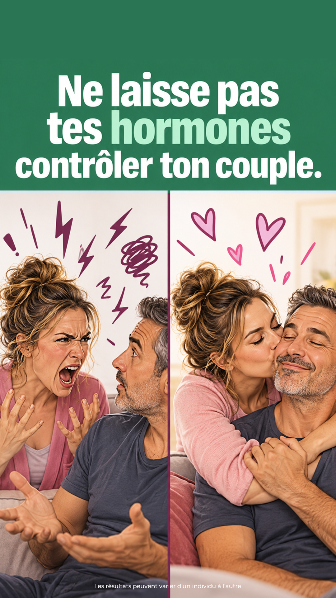 Happy Mammoth EU Facebook ad: Rééquilibrez votre taux d’œstrogènes en 2026