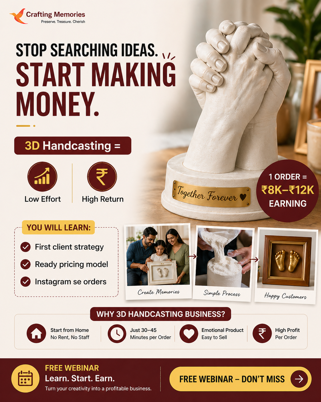 Crafting Memories Facebook ad