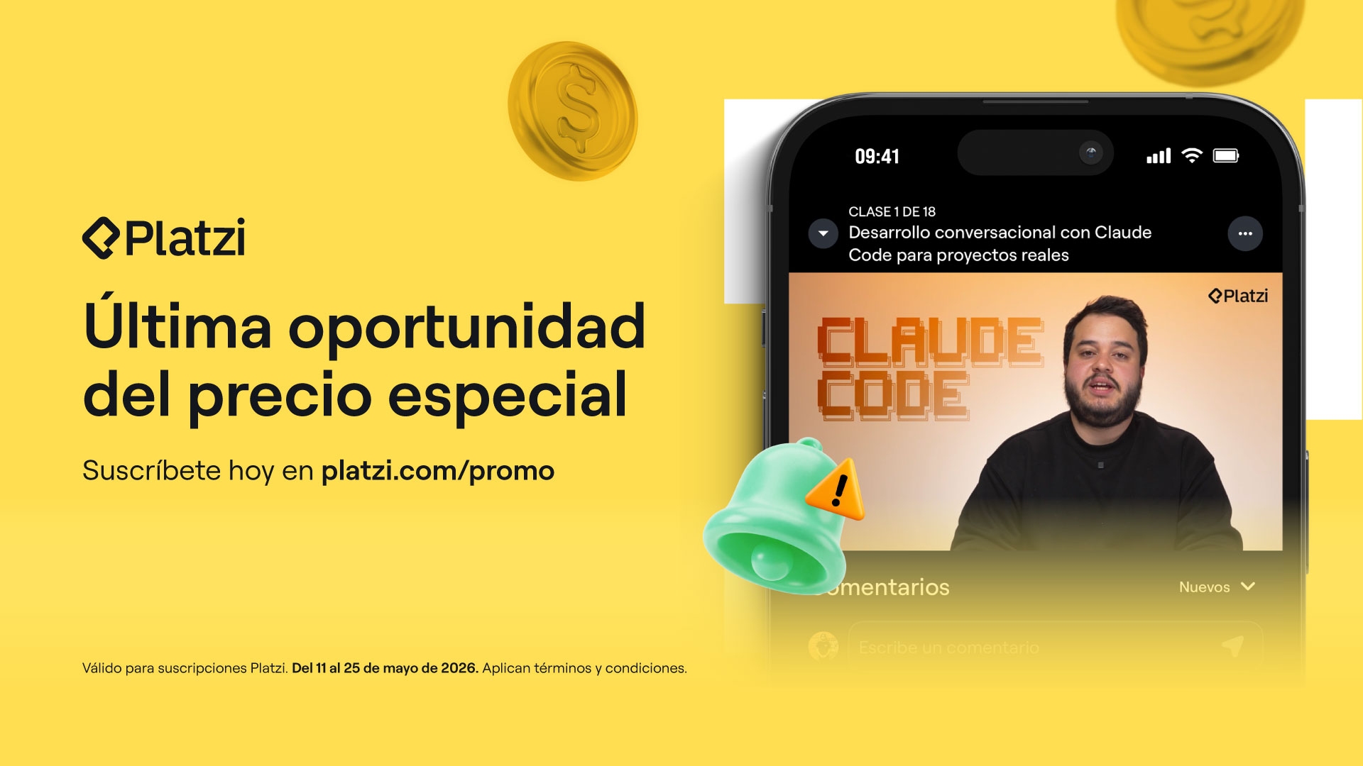 Platzi Facebook ad