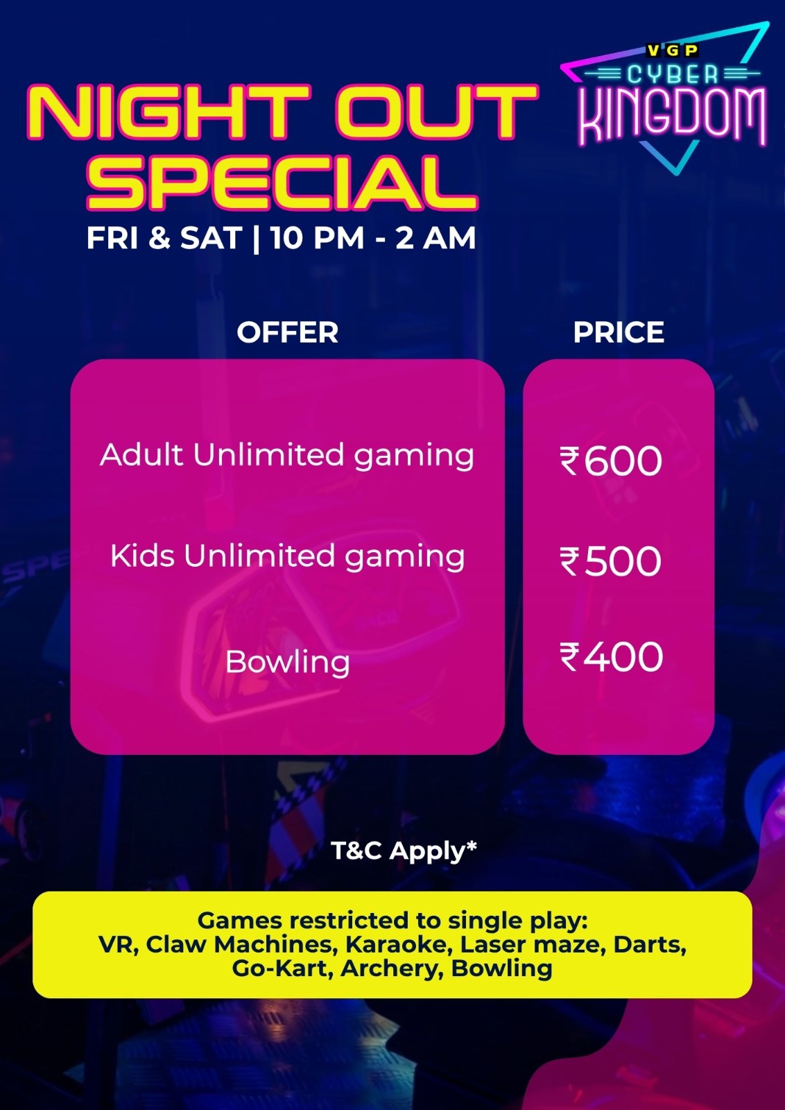 VGP Cyber Kingdom Facebook ad