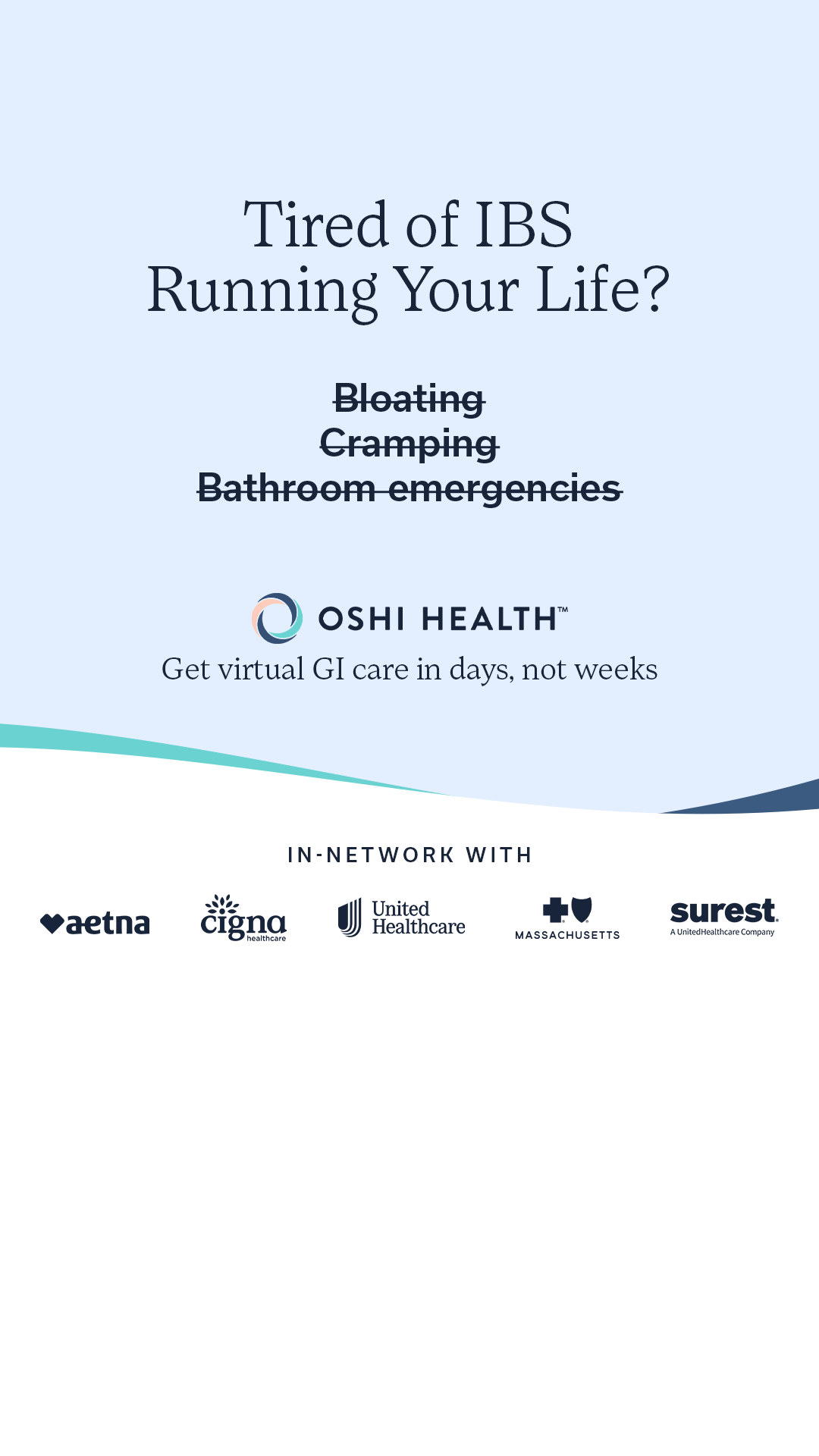 Oshi Health Facebook ad from Jun 9, 2026