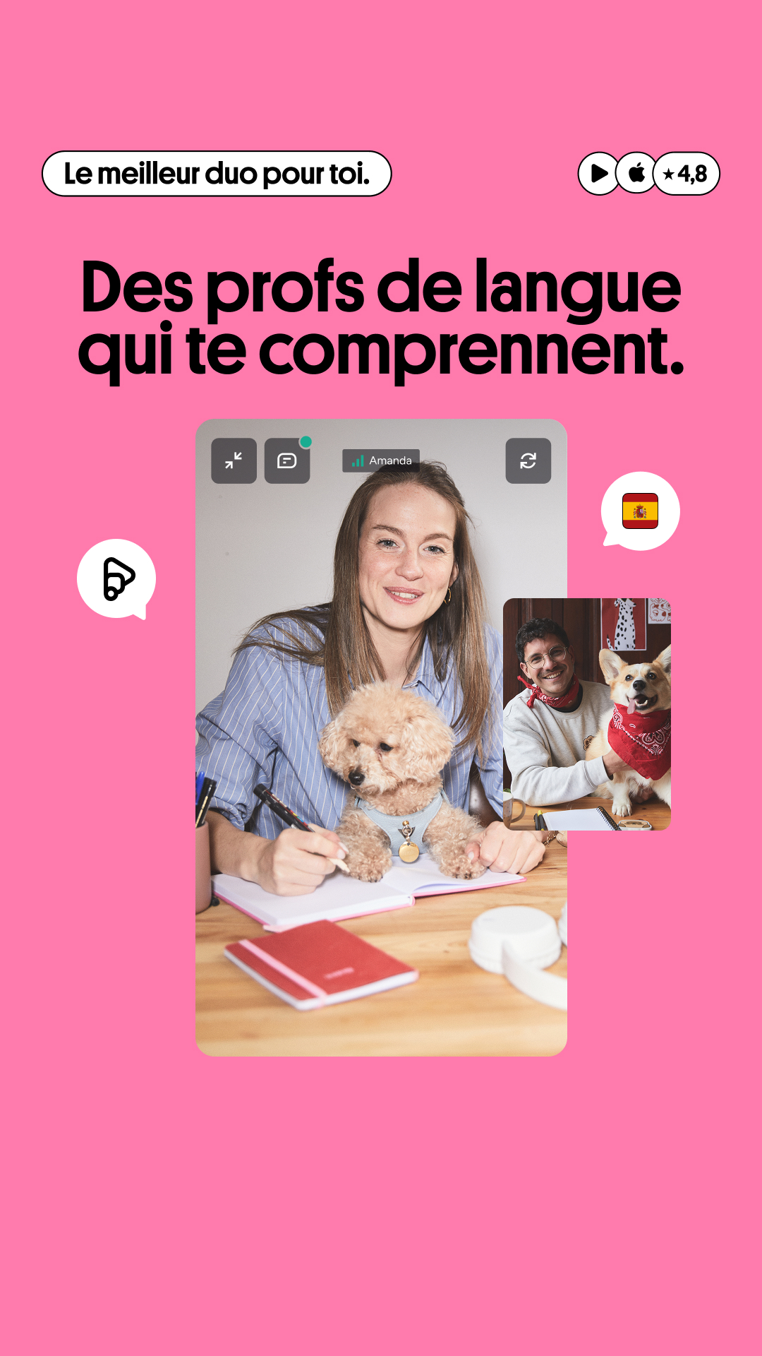 Preply Facebook ad
