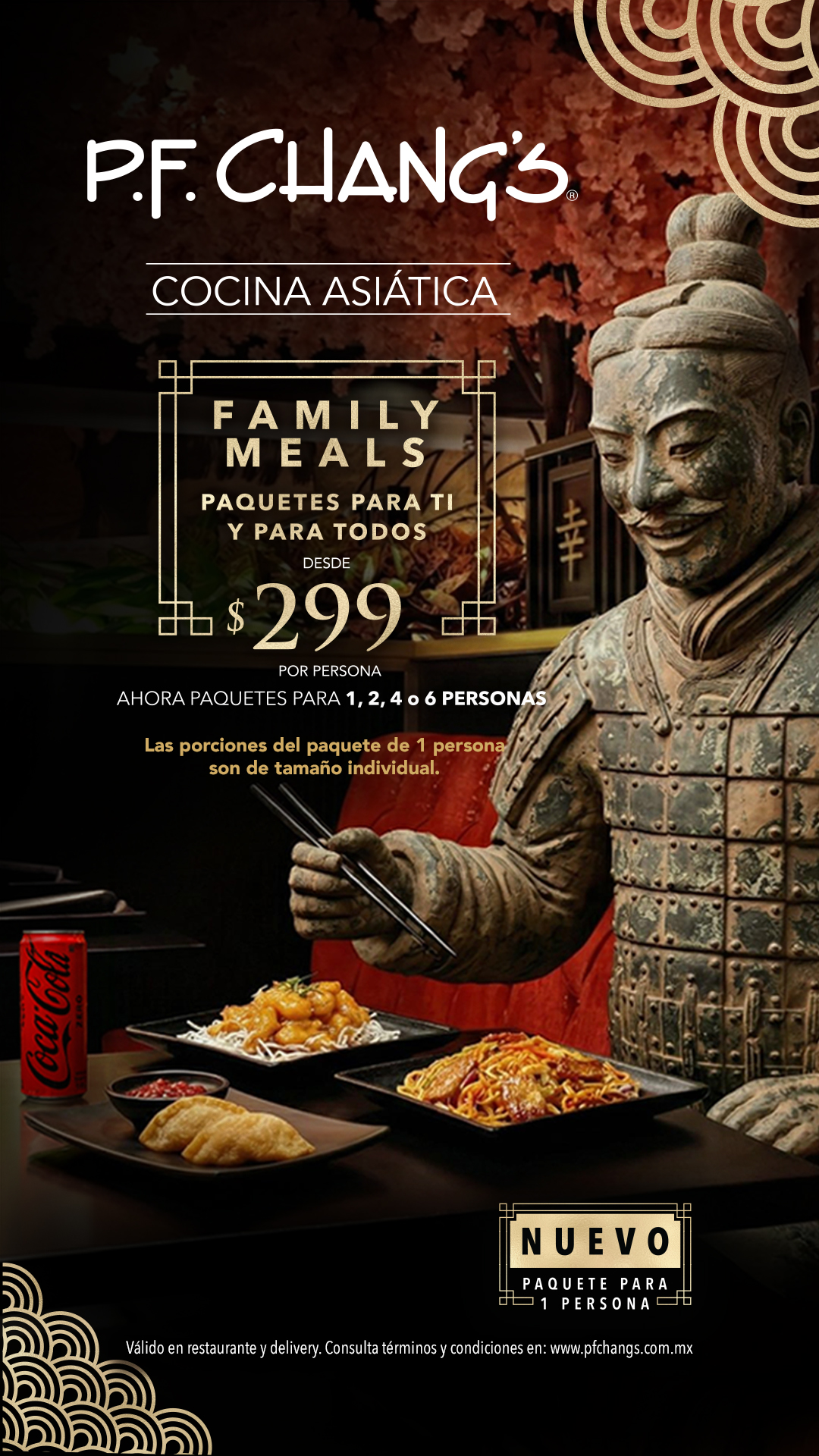 P.F. Chang's México Facebook ad from Jul 6, 2026