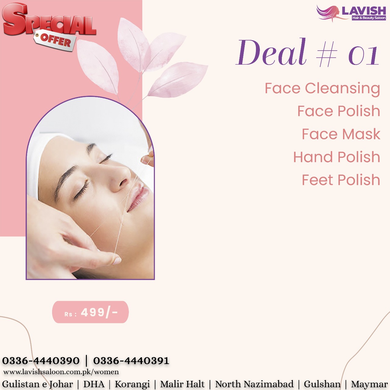 Lavish Hair & Beauty Salon Facebook ad