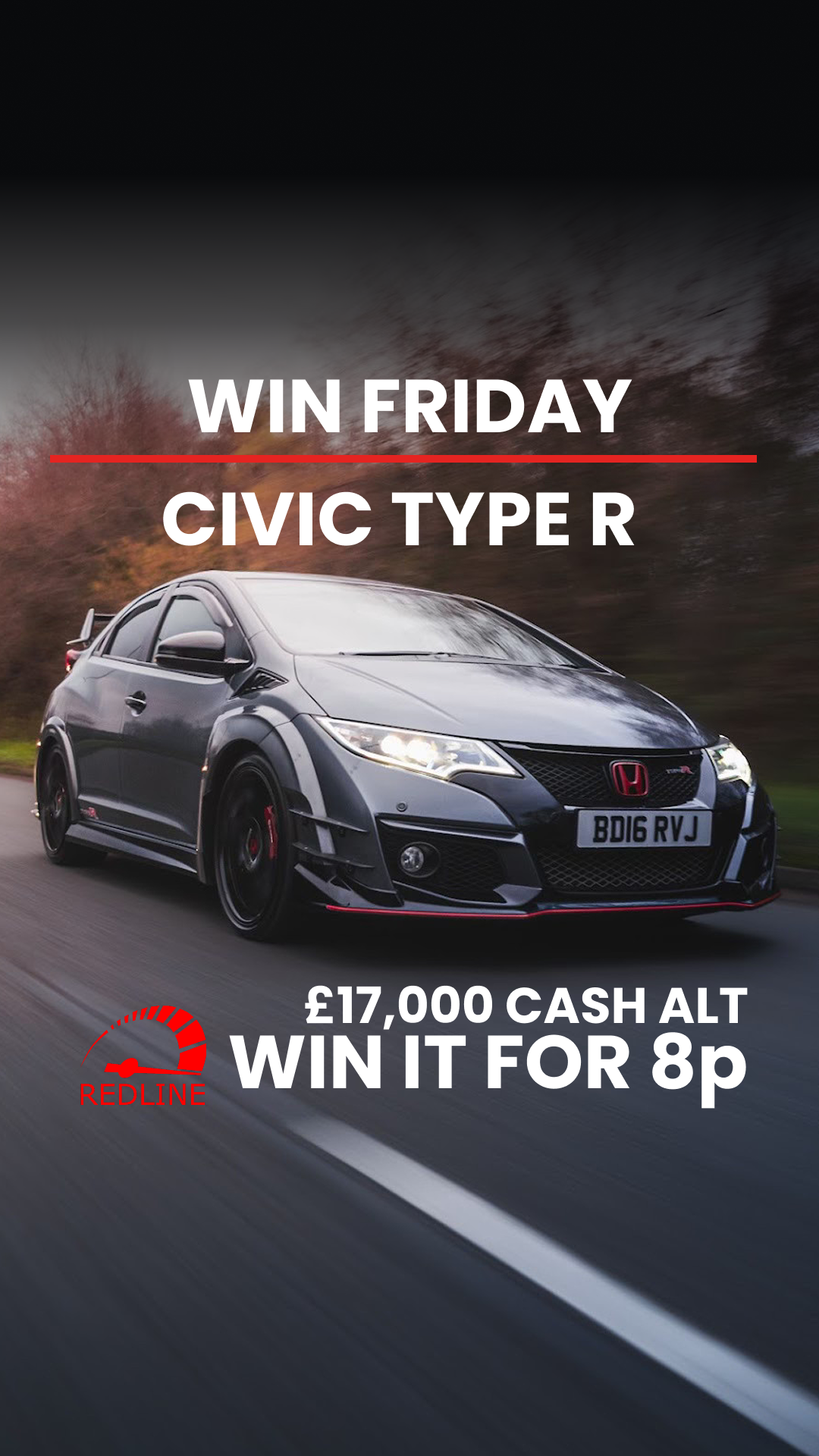 Redline Competitions Facebook ad