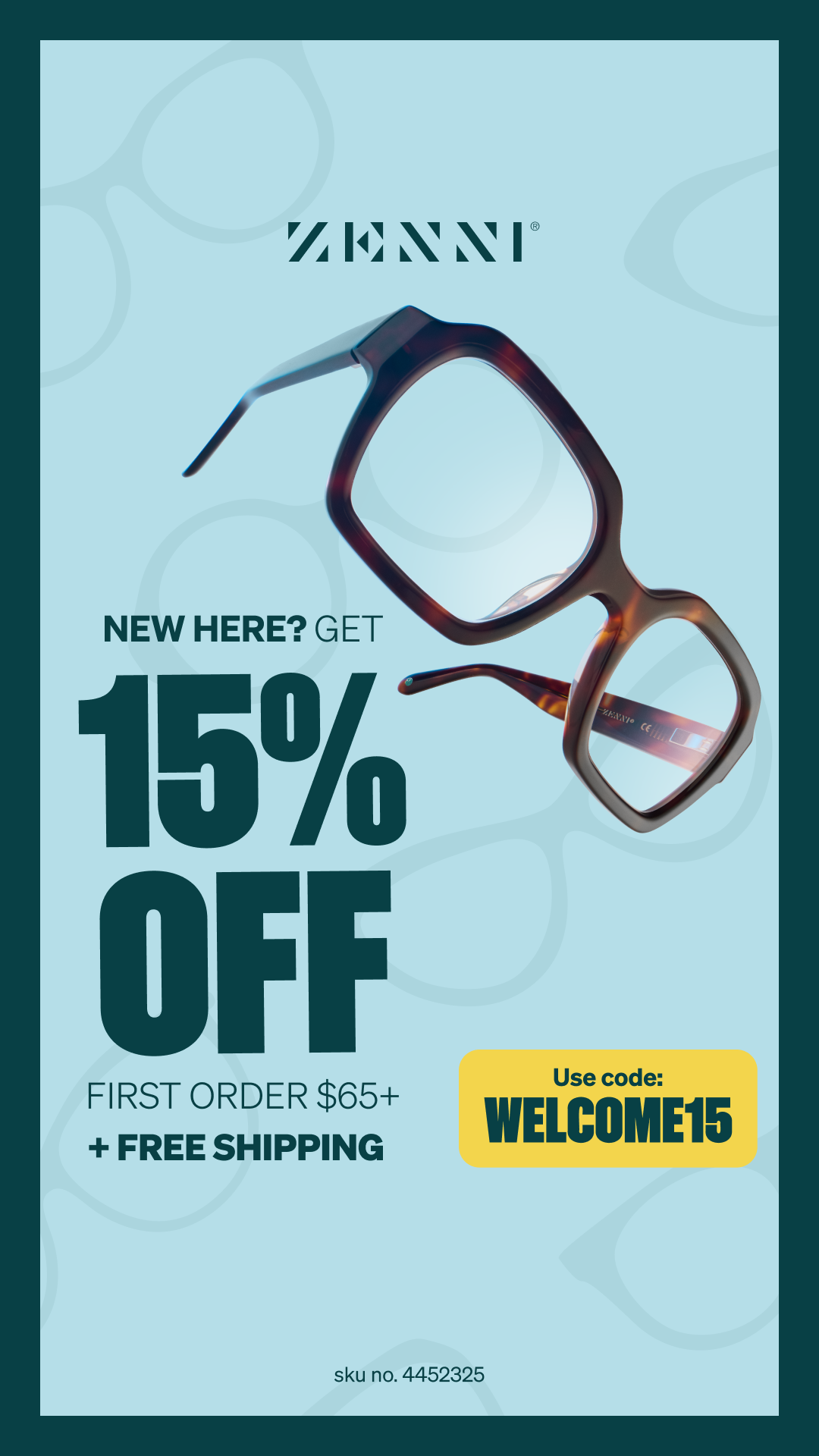 Zenni Optical Facebook ad