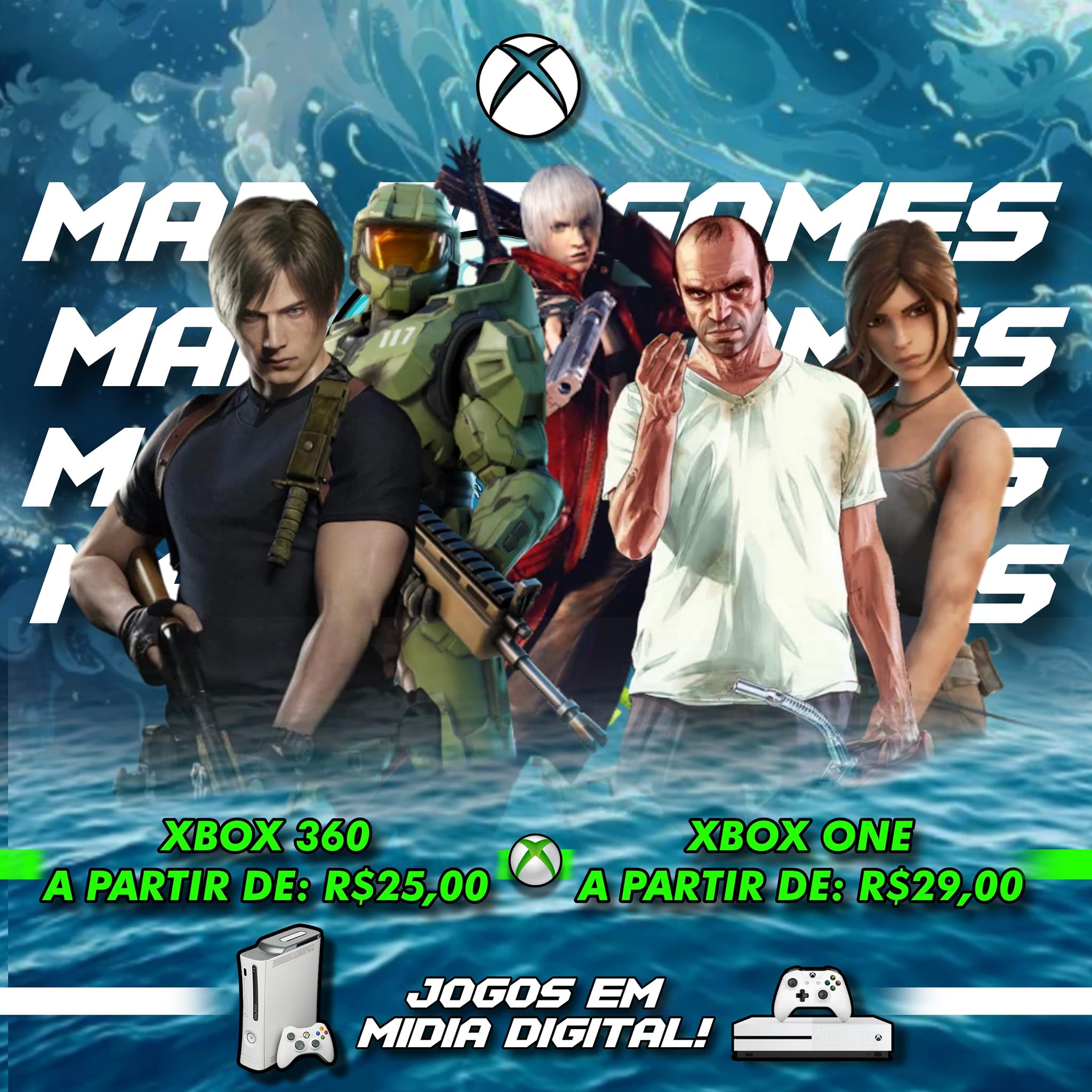 Mar De Games Facebook ad: Olá, Gamers!