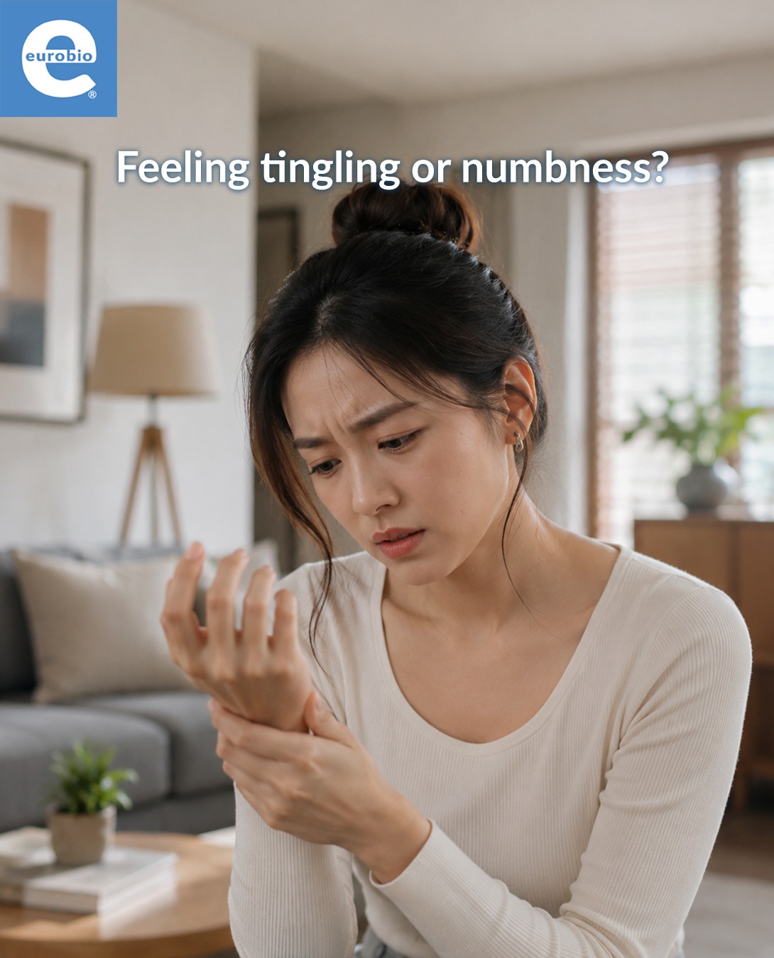 Eurobio Malaysia Facebook ad: Tingling hands or feet?