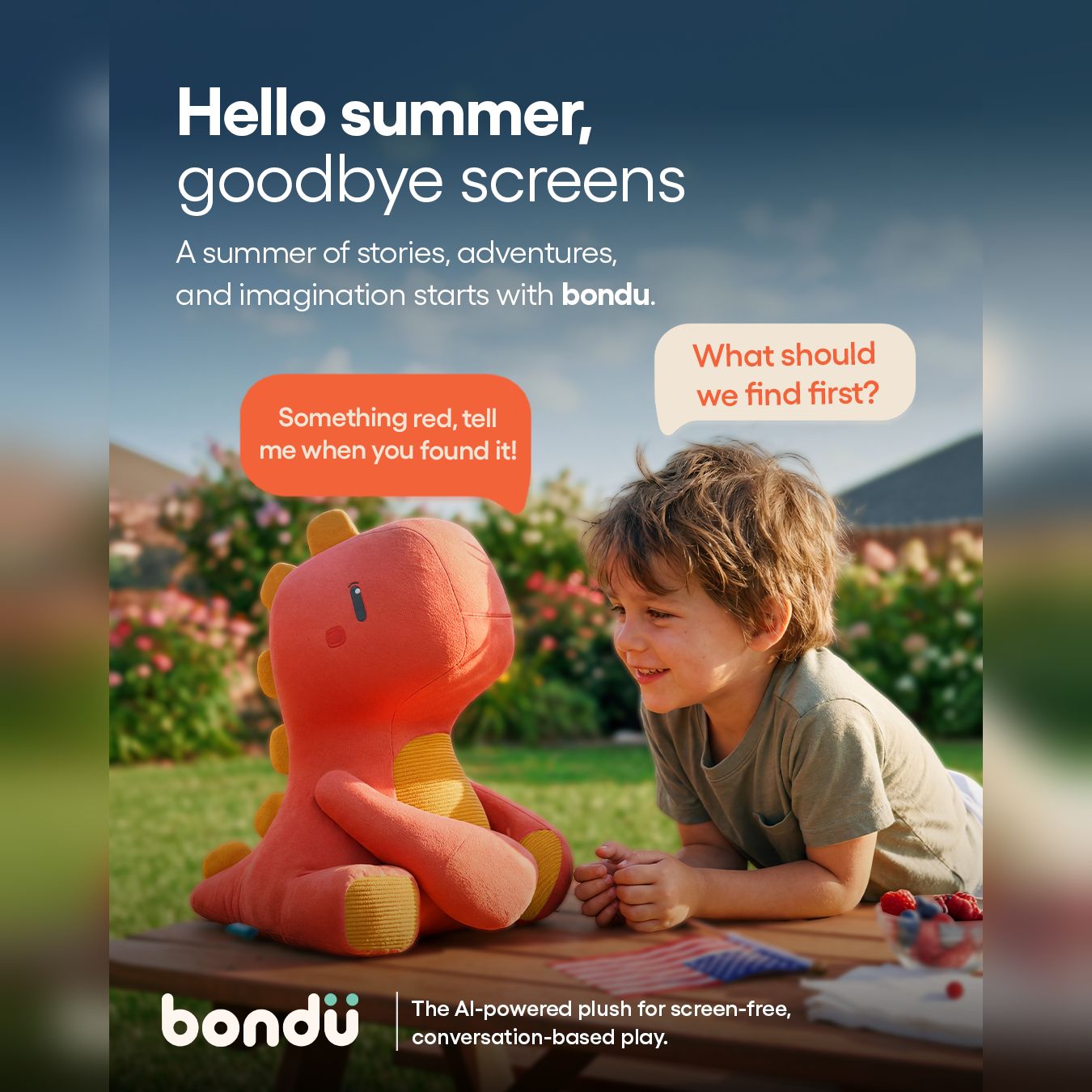 Bondu Facebook ad: Save $100 on bondu through May 26