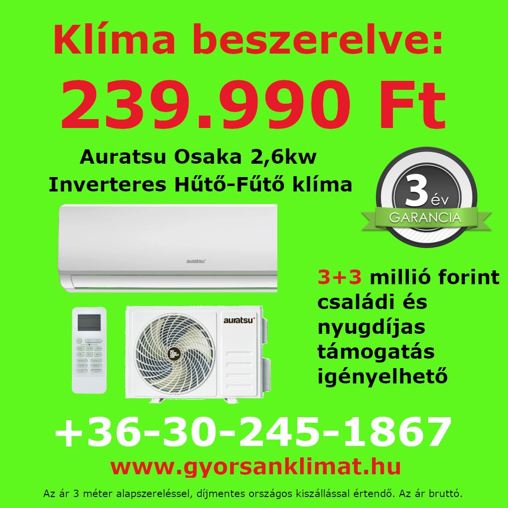 I&T Klíma Kft Facebook ad from Jun 22, 2026