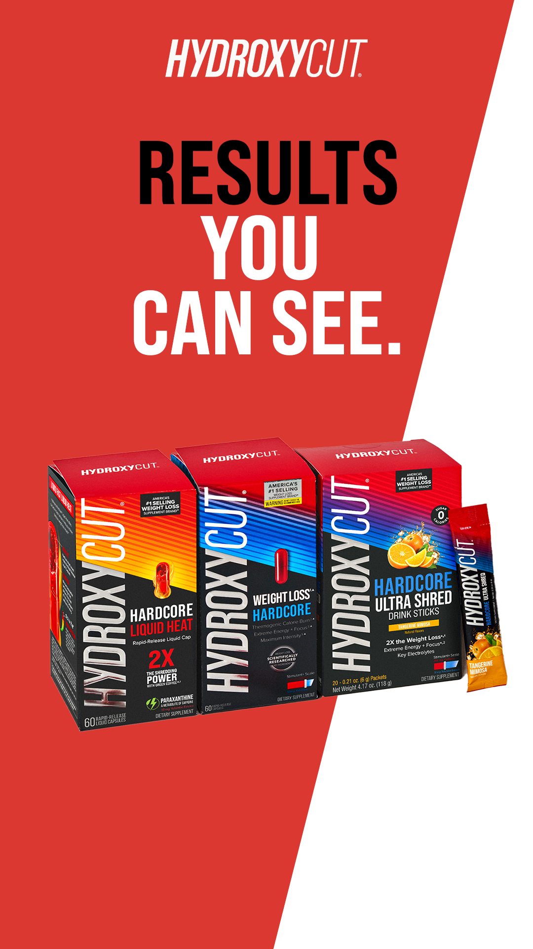 Hydroxycut Facebook ad