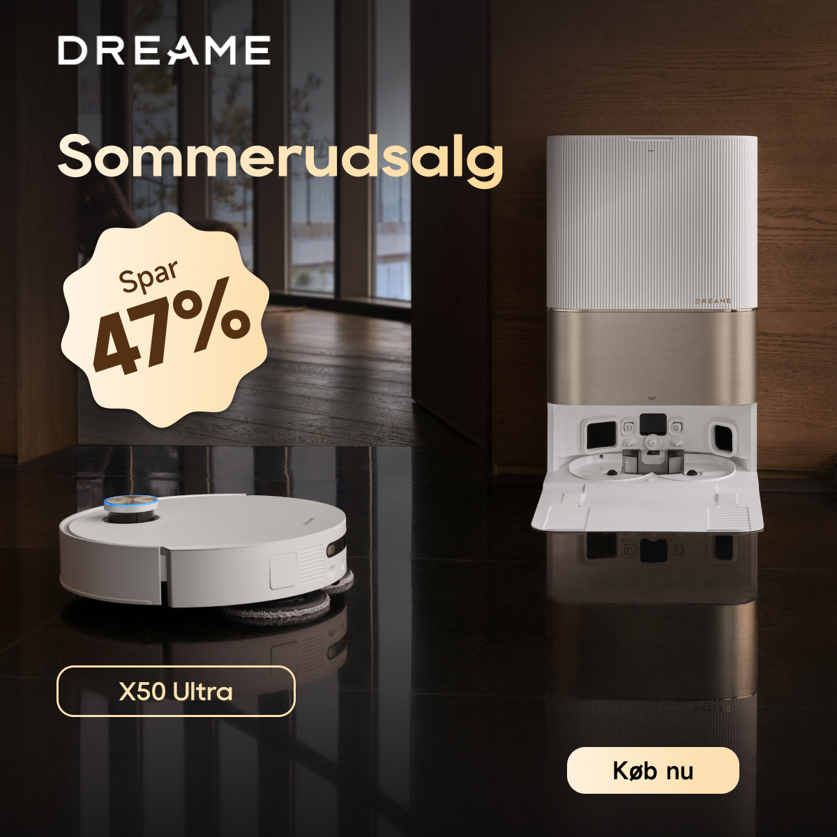 Dreame Store Nordics Facebook ad