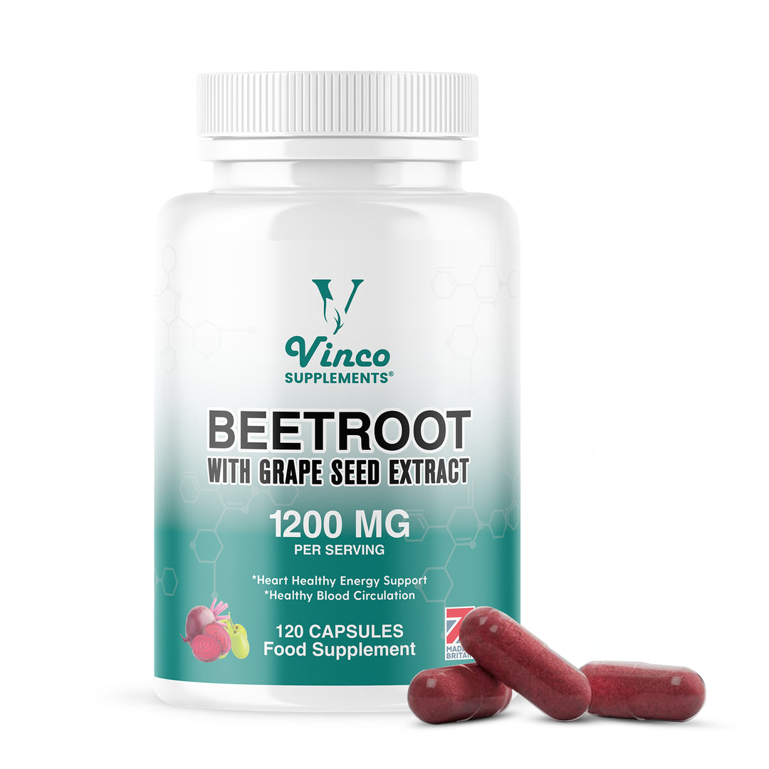 Vinco Supplements Facebook ad: Whatever your goals, Vinco has the supplements to…
