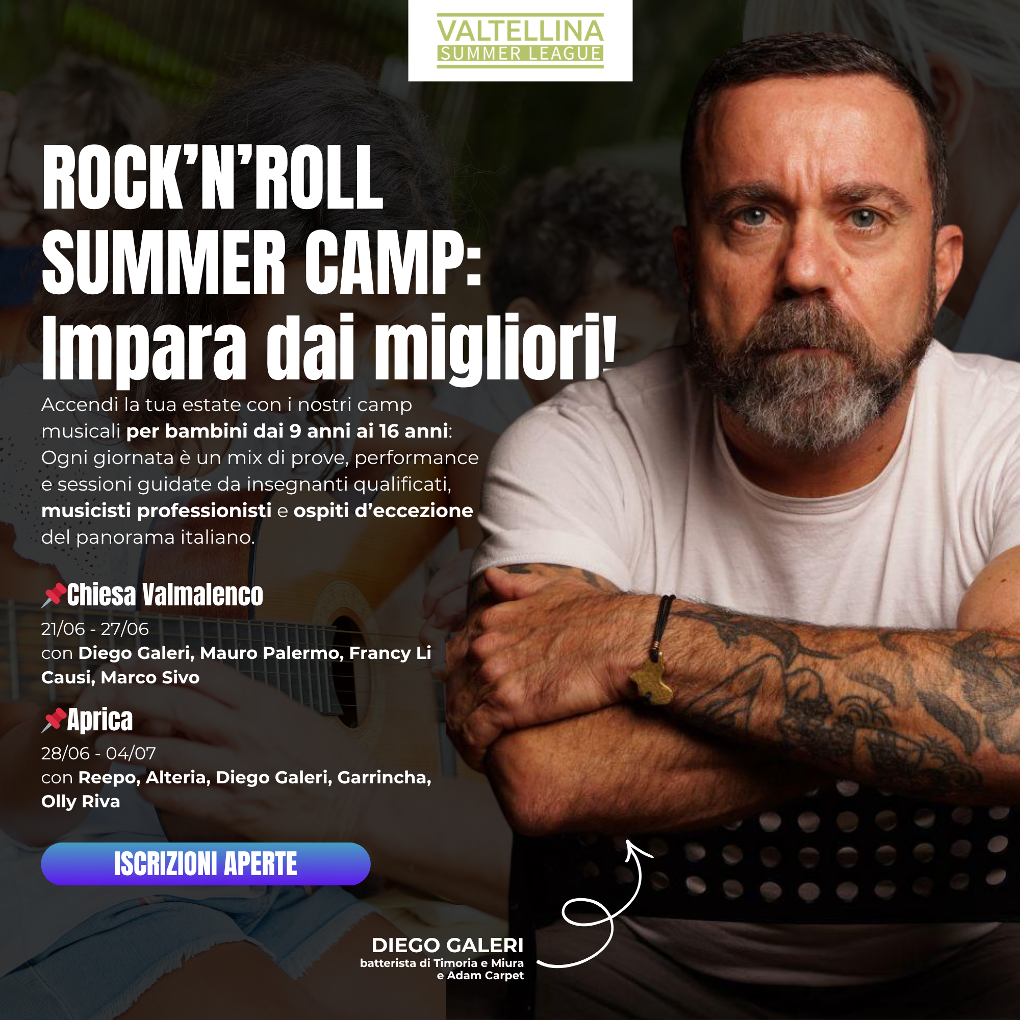 Valtellina Summer League Facebook ad from Apr 28, 2026