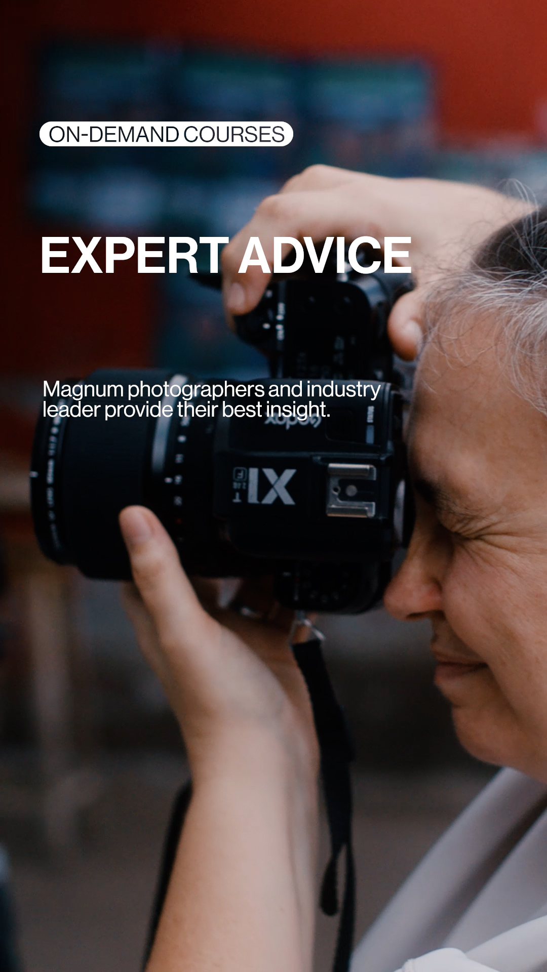 Magnum Photos Facebook ad: Online Photography Course