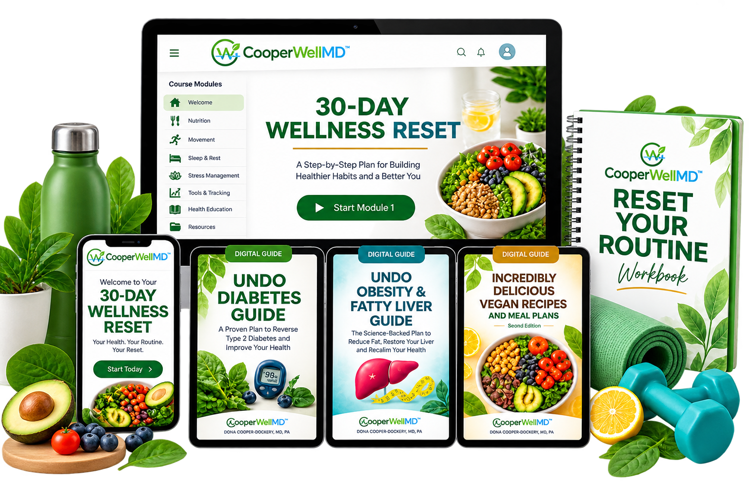 Cooper Wellness & Disease Prevention Center Facebook ad: You know you need to make changes.