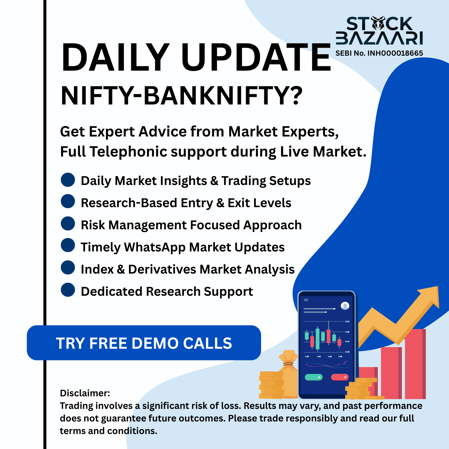 Stockbazaari Facebook ad: Chat with us