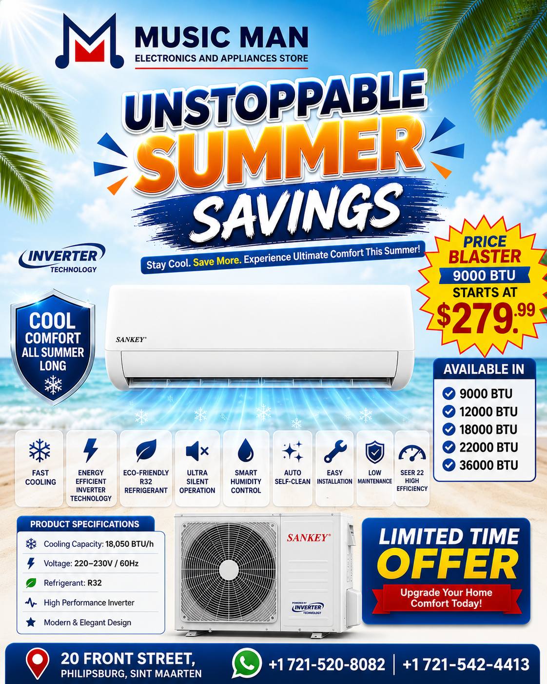 Musicman Sxm Facebook ad: ULTIMATE SUMMER SAVINGS