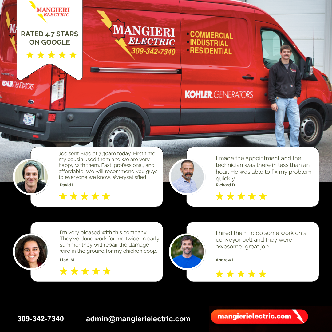 Mangieri Electric Facebook ad