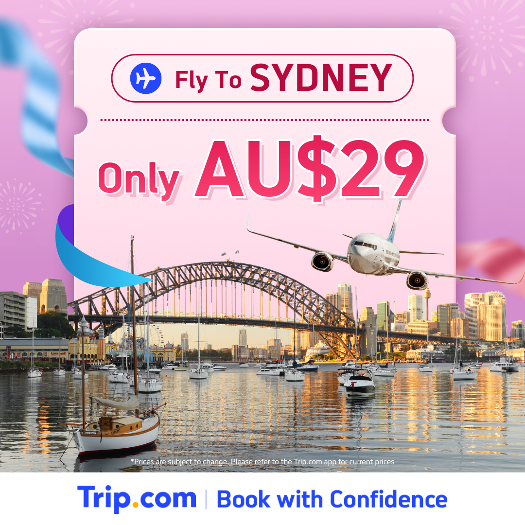 Trip.com Australia Facebook ad