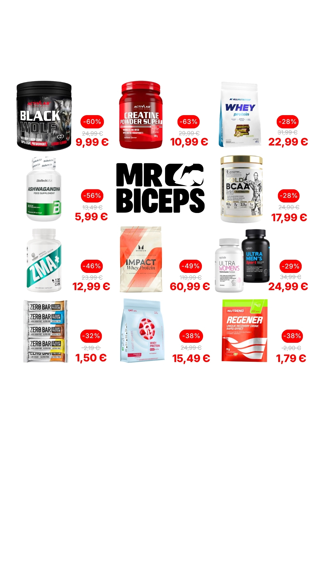 MrBiceps - Maisto Papildai Facebook ad
