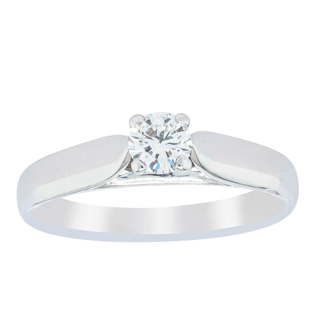 Walker and Hall Facebook ad: Solitaire Natural Diamond Engagement Rings