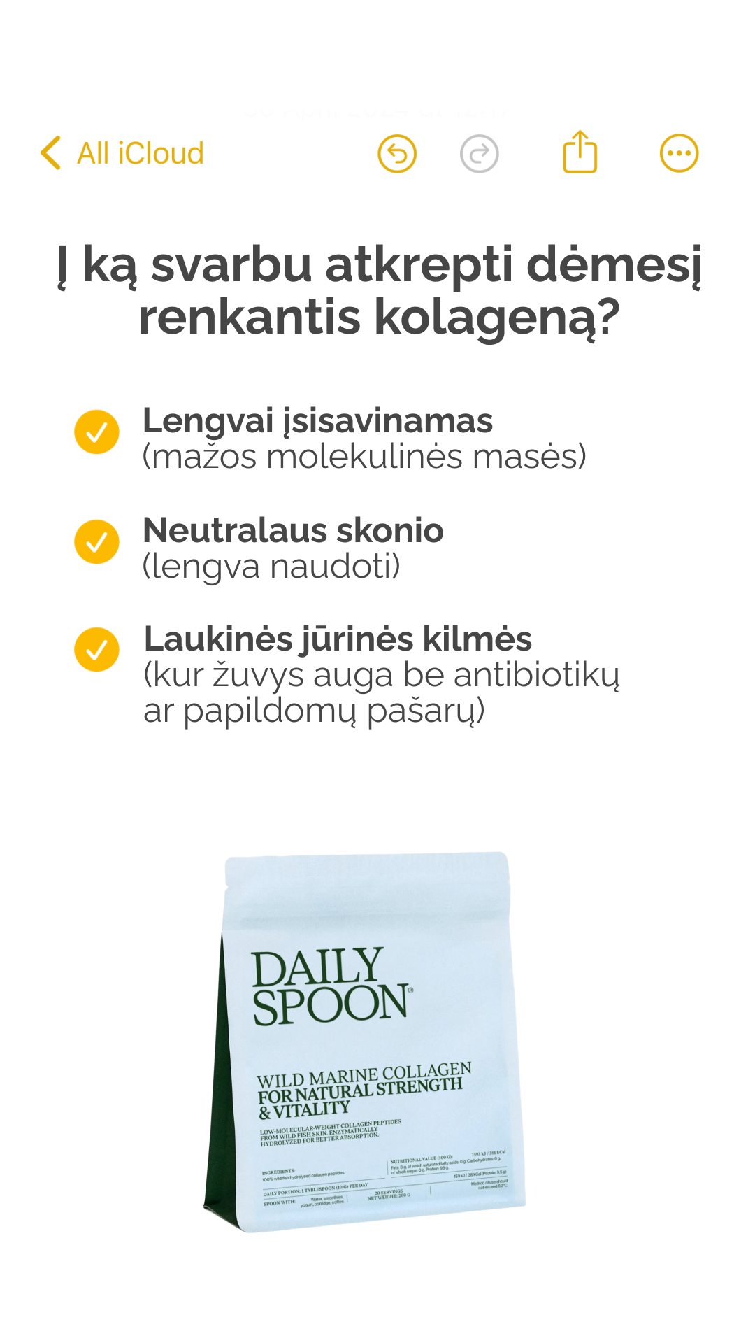 Daily Spoon Facebook ad